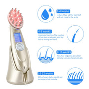 Electric Laser Hair Growth Comb Infrared EMS RF Vibration Massager Microcurrent Hair Care Hair Loss Treatment Hair Regrowth