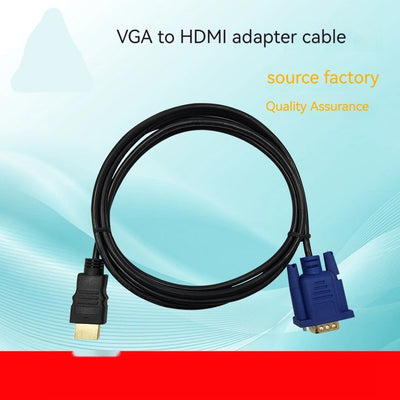 Hdmi TO VGA HD Conversion HDMI TO VGA Computer Laptop TV Cable Without Network