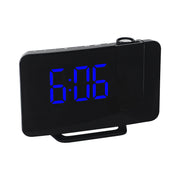 LED Display Electronic Clock Curved Alarm Clock